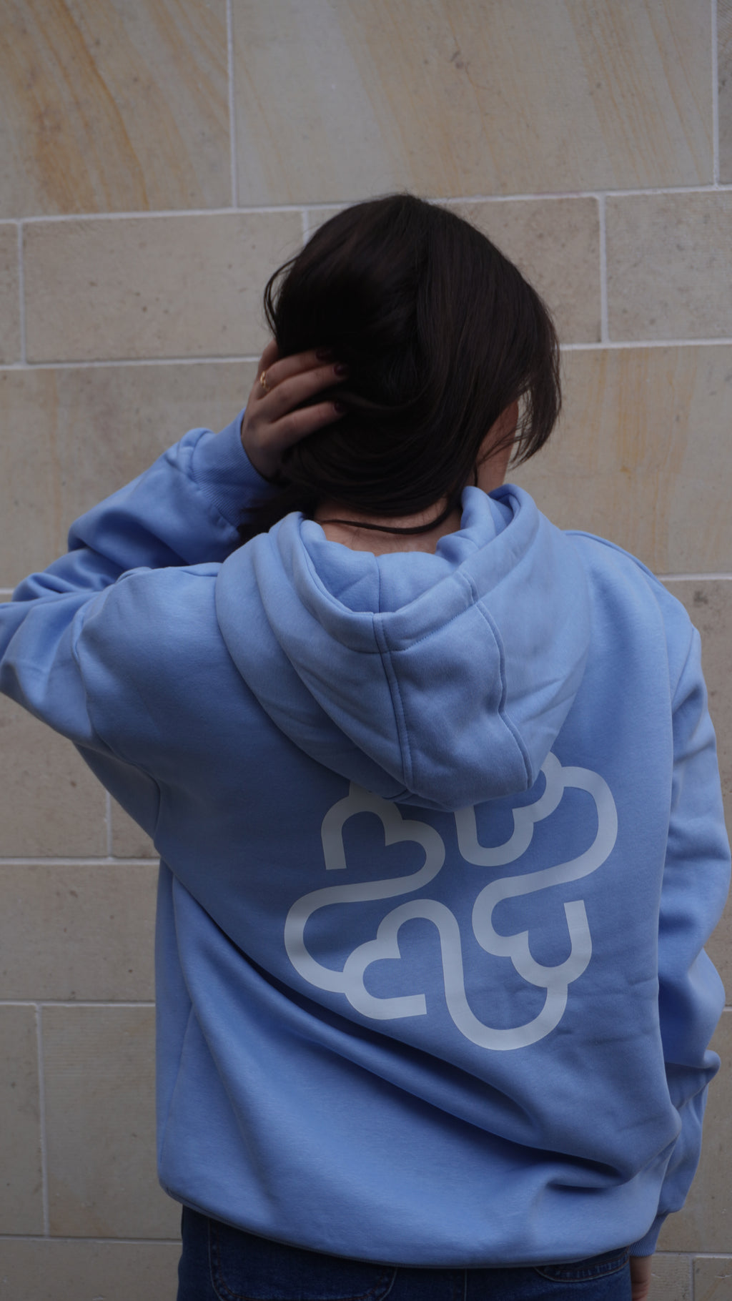 HOODIE BABE BLUE