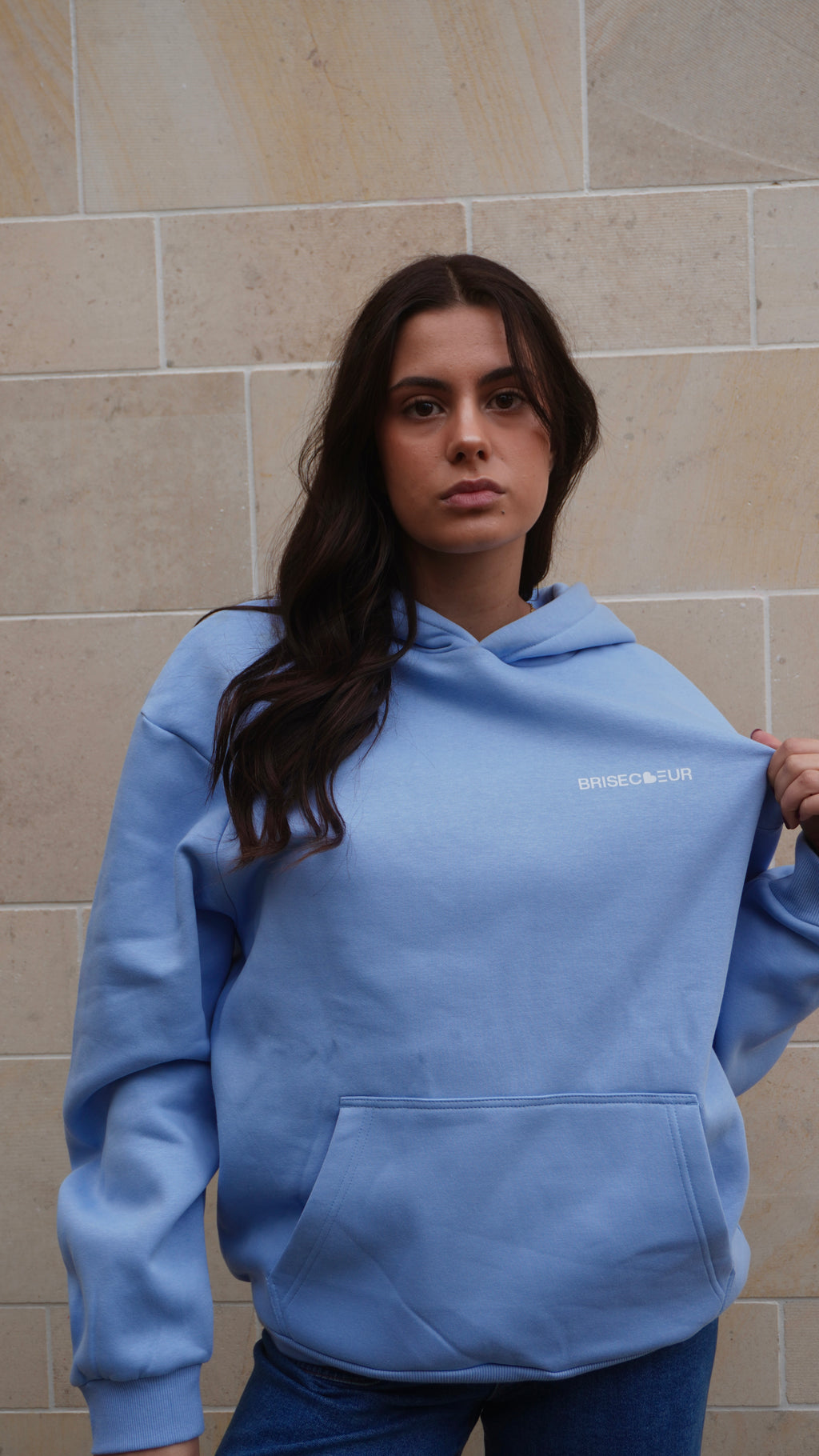 HOODIE BABE BLUE