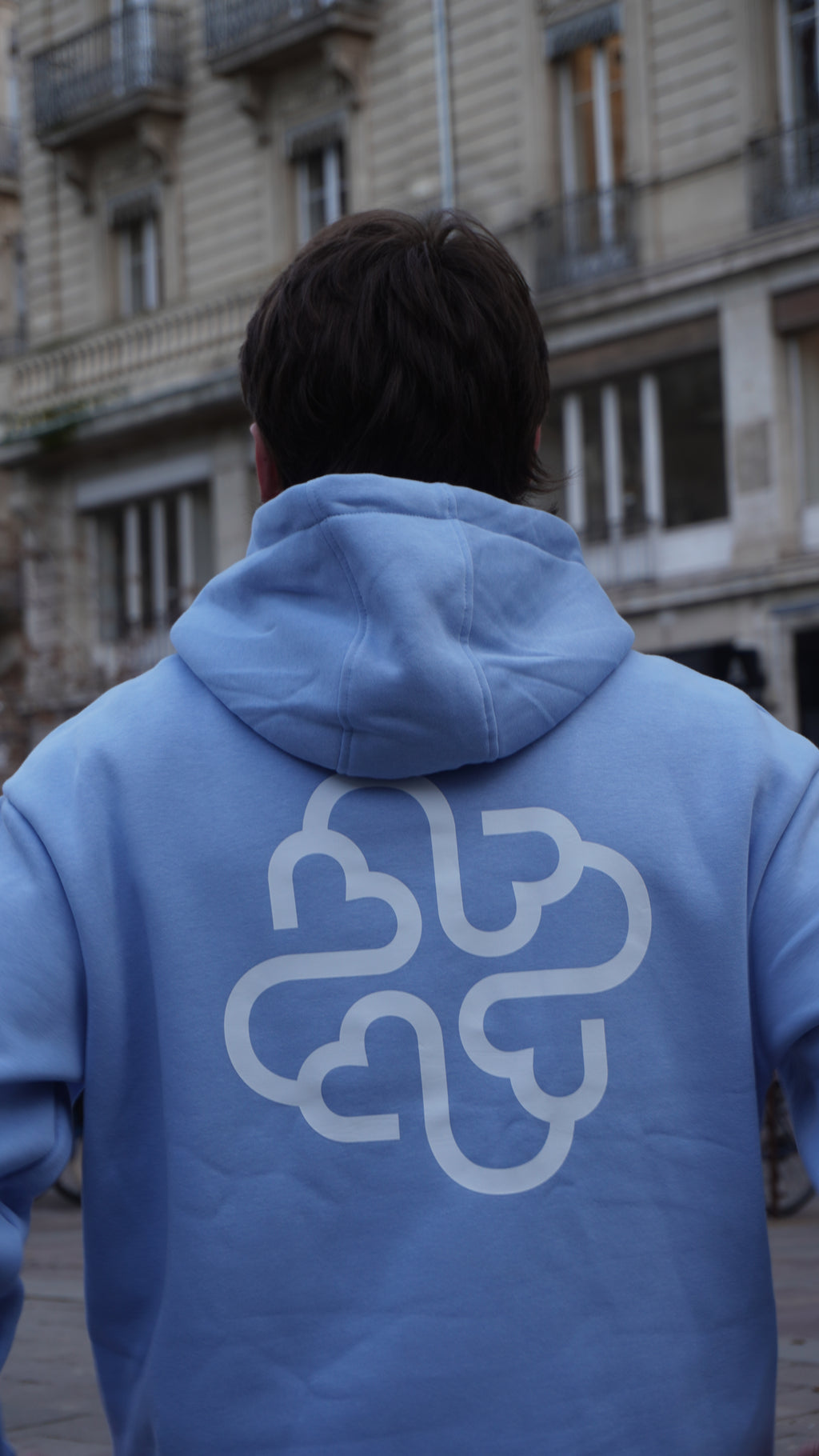 HOODIE BABE BLUE