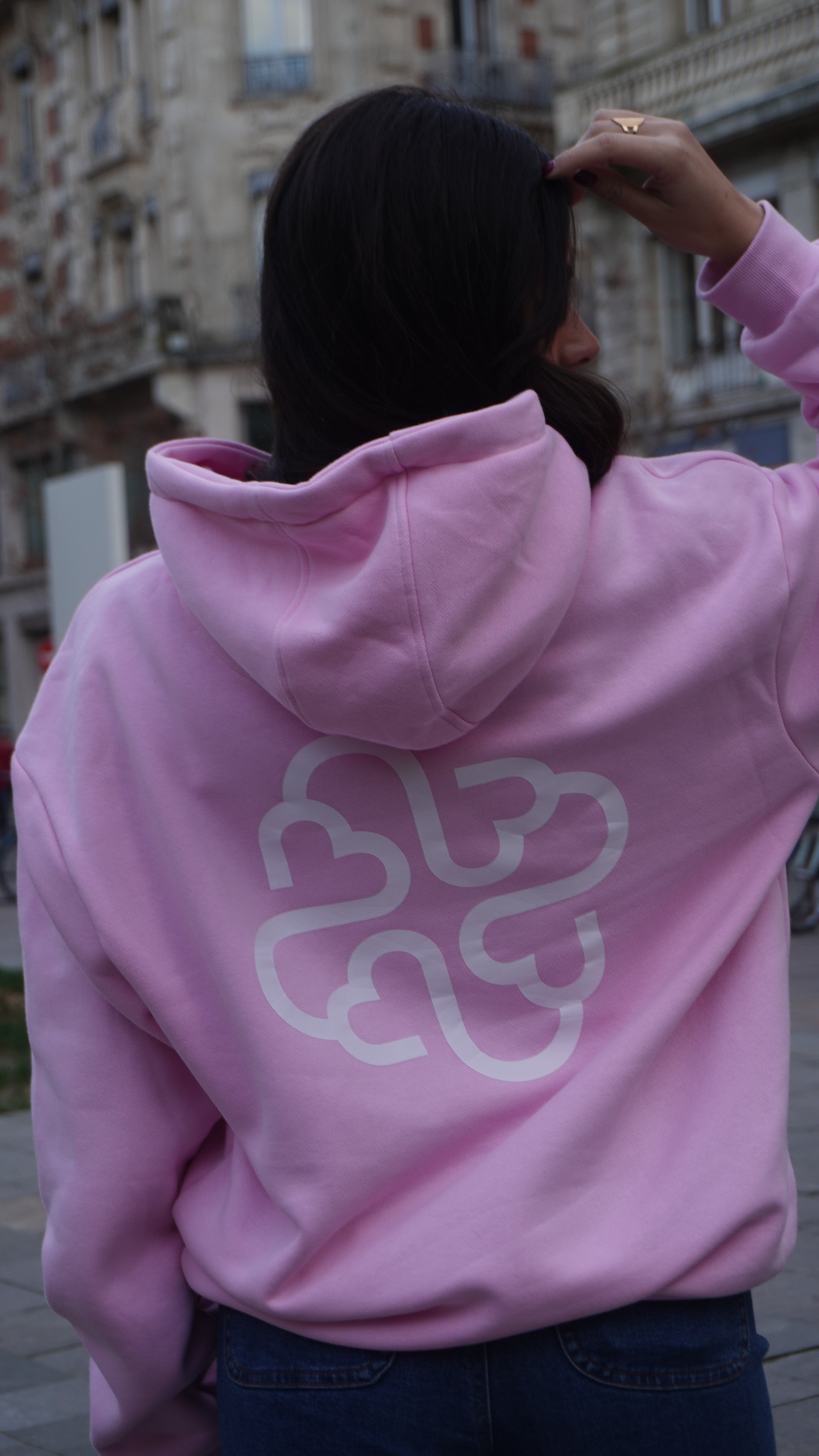 HOODIE BABE PINK